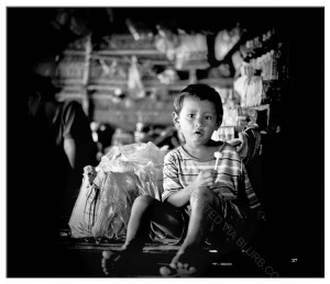 A khmer boy enjoying his sweet