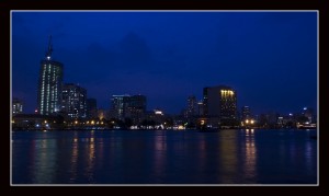 Night scene of Ho Chi Minh City, Vietnam (ISO64)