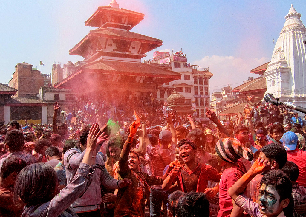 Life action started at Kathmandu Durbar Square