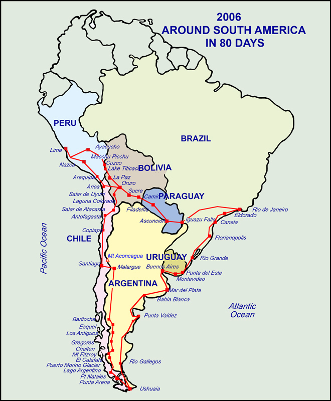 Nostalgia - Around South America in 80 Days.