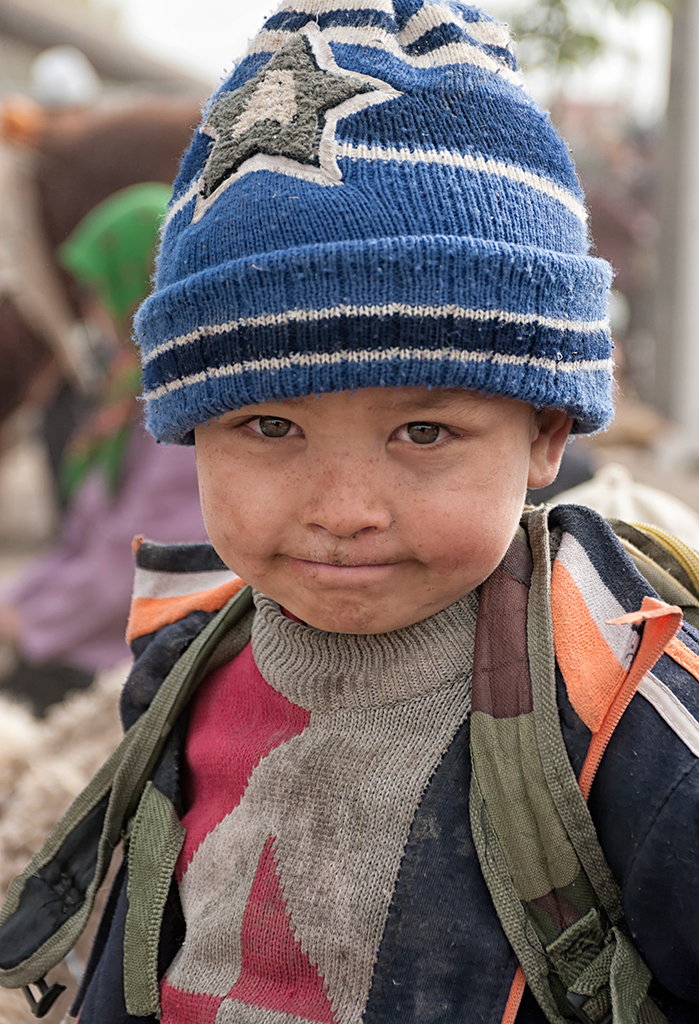 One of the many Uyghur children that we met along the way.